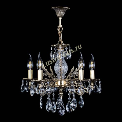 Люстра бронзовая Алфея №5/1 Баден в Кирове Гусь Хрустальный