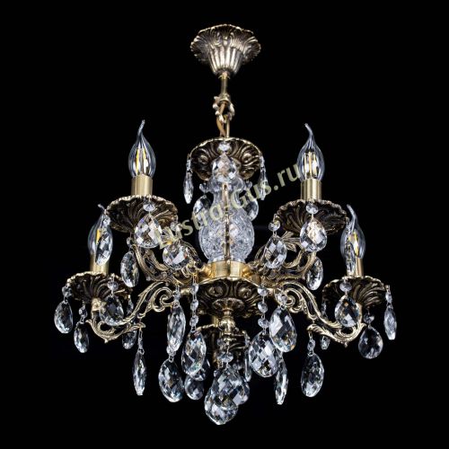 Люстра бронзовая Алфея №5/1 Баден в Кирове Гусь Хрустальный