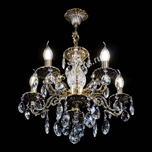 Люстра бронзовая Алфея №5/1 Баден в Кирове Гусь Хрустальный