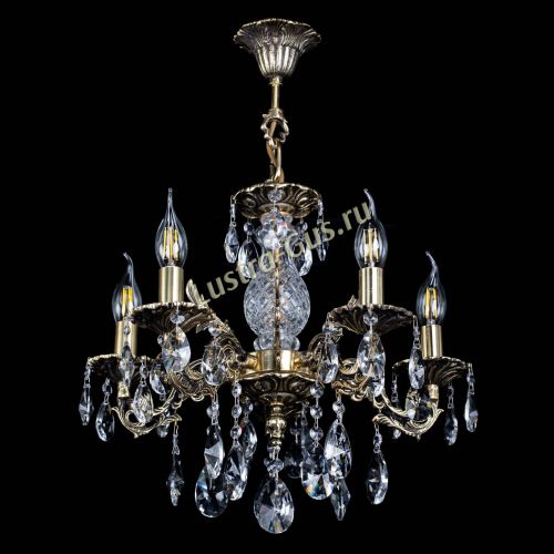 Люстра бронзовая Алфея №5/1 Лучик в Кирове Гусь Хрустальный