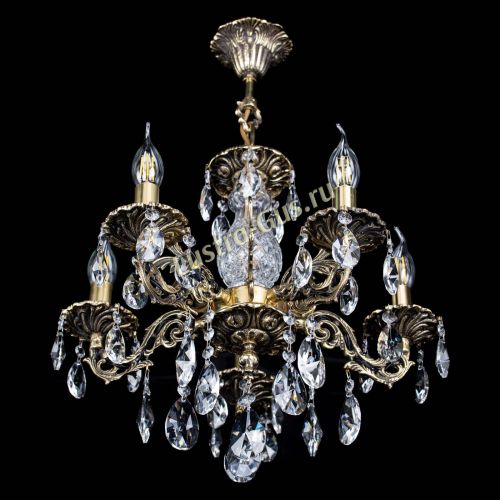 Люстра бронзовая Алфея №5/1 Лучик в Кирове Гусь Хрустальный