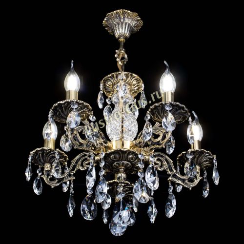 Люстра бронзовая Алфея №5/1 Лучик в Кирове Гусь Хрустальный