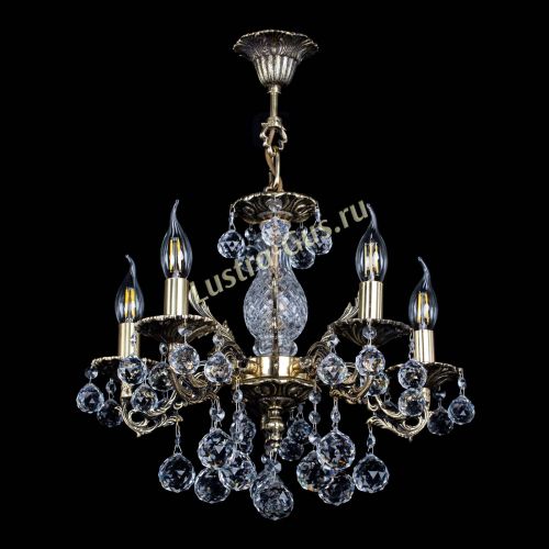 Люстра бронзовая Алфея №5/1 Шар в Кирове Гусь Хрустальный