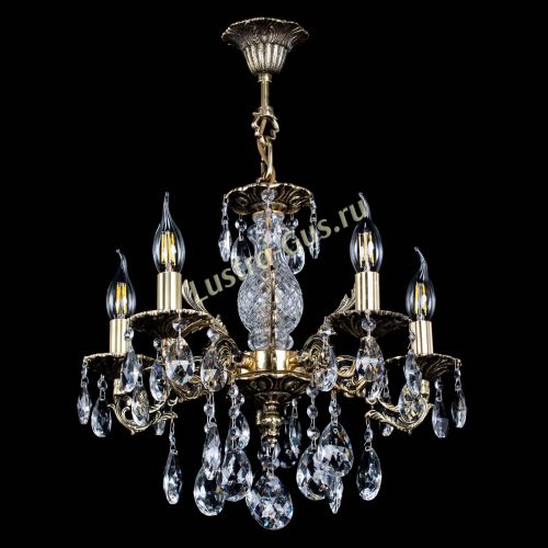 Люстра бронзовая Алфея №5/1 Журавлик в Кирове Гусь Хрустальный