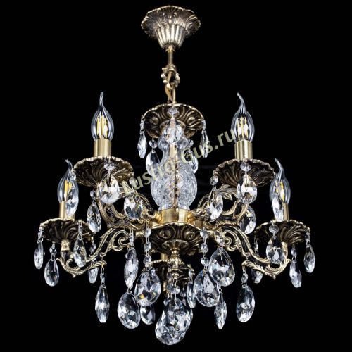 Люстра бронзовая Алфея №5/1 Журавлик в Кирове Гусь Хрустальный