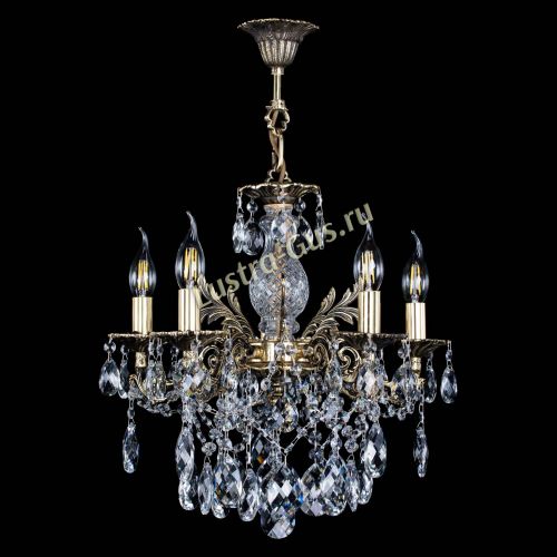 Люстра бронзовая Алфея №5/3 Баден в Кирове Гусь Хрустальный