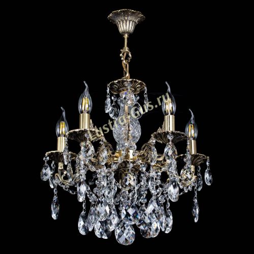 Люстра бронзовая Алфея №5/3 Баден в Кирове Гусь Хрустальный