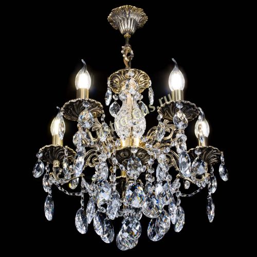 Люстра бронзовая Алфея №5/3 Баден в Кирове Гусь Хрустальный