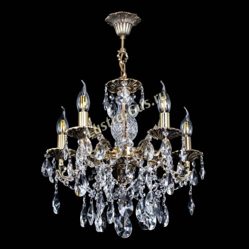 Люстра бронзовая Алфея №5/3 Лучик в Кирове Гусь Хрустальный