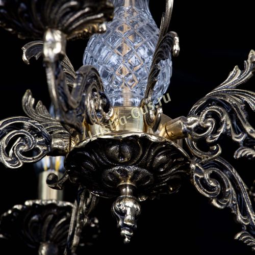 Люстра бронзовая Алфея №5/1 Журавлик в Кирове Гусь Хрустальный