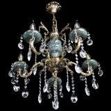 Люстра бронзовая Алфея №5 "Малахит" баден в Кирове