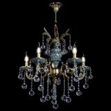 Люстра бронзовая Алфея №5 "Малахит" шар в Кирове