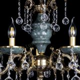 Люстра бронзовая Алфея №5 "Малахит" шар в Кирове