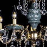 Люстра бронзовая Алфея №5 "Малахит" шар в Кирове