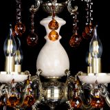 Люстра бронзовая Алфея №6 с камнем шар чайная в Кирове