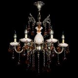 Люстра бронзовая Алфея №6 с камнем шар чайная в Кирове
