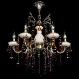 Люстра бронзовая Алфея №6 с камнем шар чайная в Кирове