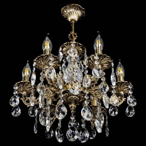 Люстра бронзовая Алфея №6/1 Баден в Кирове Гусь Хрустальный