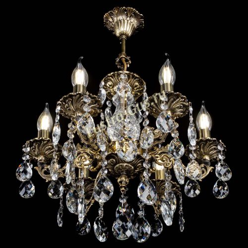 Люстра бронзовая Алфея №6/1 Баден в Кирове Гусь Хрустальный