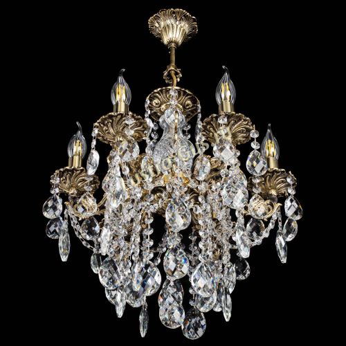 Люстра бронзовая Алфея №6/3 Баден в Кирове Гусь Хрустальный