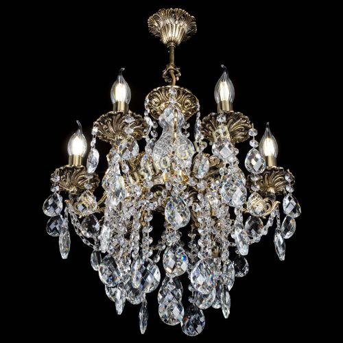 Люстра бронзовая Алфея №6/3 Баден в Кирове Гусь Хрустальный