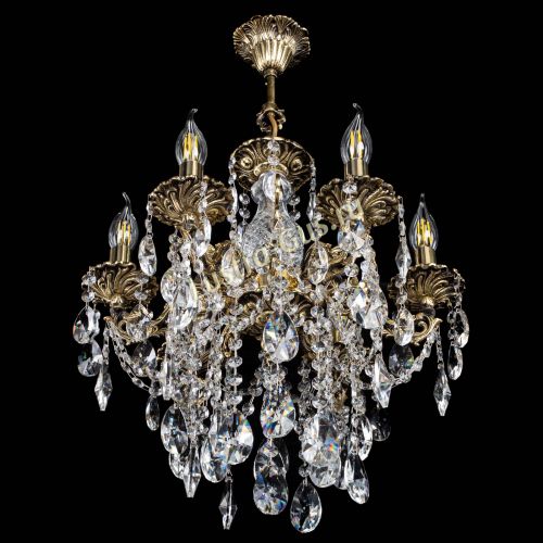 Люстра бронзовая Алфея №6/3 Лучик в Кирове Гусь Хрустальный