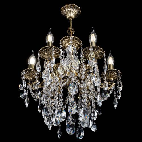 Люстра бронзовая Алфея №6/3 Лучик в Кирове Гусь Хрустальный