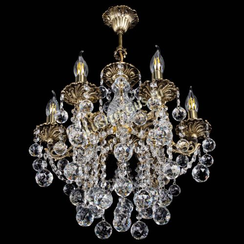 Люстра бронзовая Алфея №6/3 Шар в Кирове Гусь Хрустальный