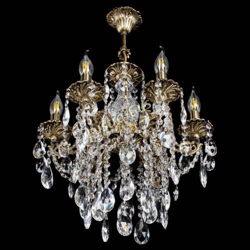 Люстра бронзовая Алфея №6/3 Журавлик в Кирове Гусь Хрустальный