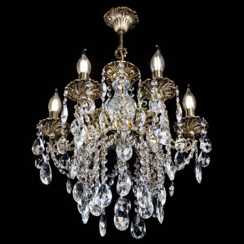 Люстра бронзовая Алфея №6/3 Журавлик в Кирове Гусь Хрустальный