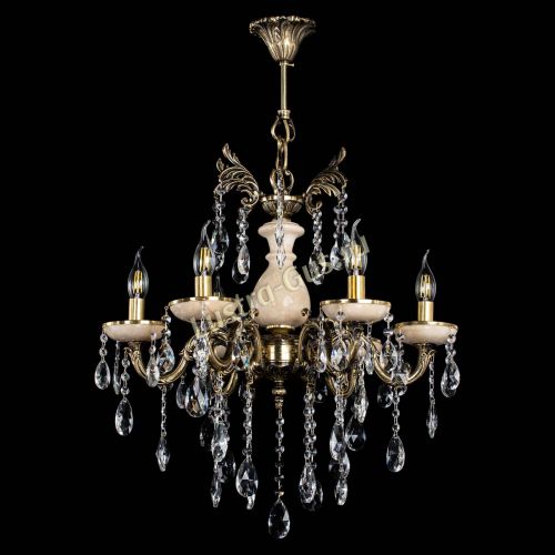 Люстра Алфея №6 с камнем журавлик в Кирове Гусь Хрустальный