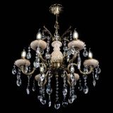 Люстра Алфея №6 с камнем журавлик в Кирове