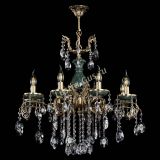 Люстра бронзовая Алфея Малахит №8 звездочка в Кирове