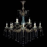 Люстра бронзовая Алфея Малахит №12 шар черная в Кирове