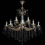 Люстра бронзовая Алфея Малахит №12 шар черная в Кирове