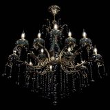 Люстра бронзовая Алфея Малахит №12 шар черная в Кирове