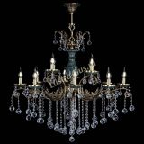 Люстра бронзовая Алфея Малахит №12 шар в Кирове