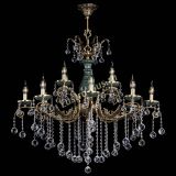 Люстра бронзовая Алфея Малахит №12 шар в Кирове