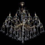 Люстра бронзовая Алфея Малахит №12 шар в Кирове