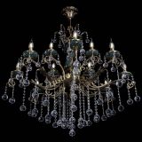 Люстра бронзовая Алфея Малахит №12 шар в Кирове