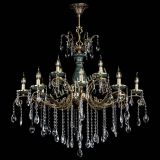 Люстра бронзовая Алфея Малахит №12 журавлик в Кирове