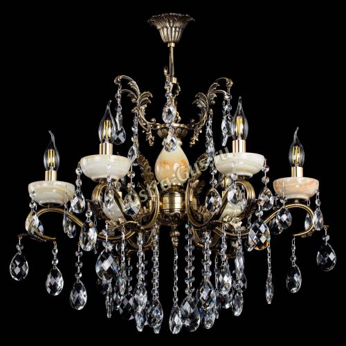 Люстра бронзовая Алфея Оникс №6/2 баден в Кирове Гусь Хрустальный