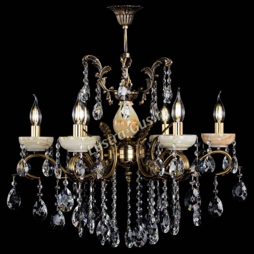 Люстра бронзовая Алфея Оникс №6/2 звездочка в Кирове Гусь Хрустальный