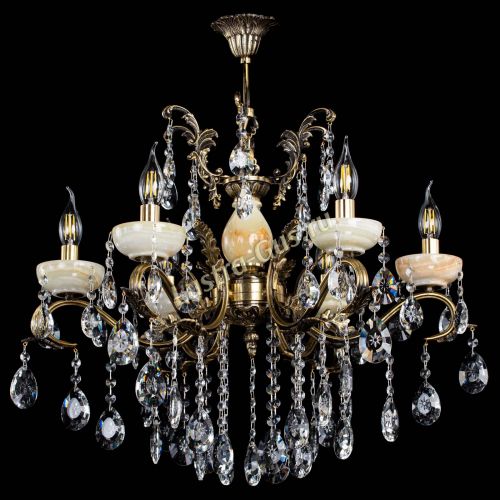 Люстра бронзовая Алфея Оникс №6/2 звездочка в Кирове Гусь Хрустальный