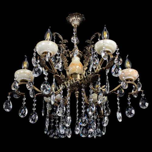 Люстра бронзовая Алфея Оникс №6/2 звездочка в Кирове Гусь Хрустальный