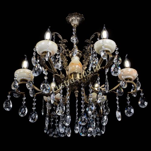 Люстра бронзовая Алфея Оникс №6/2 звездочка в Кирове Гусь Хрустальный