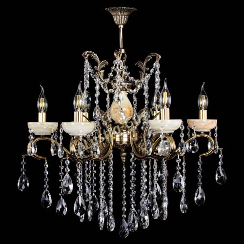 Люстра бронзовая Алфея Оникс №6 журавлик в Кирове Гусь Хрустальный