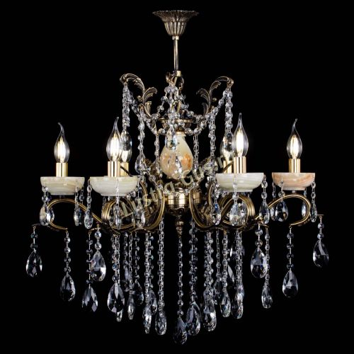 Люстра бронзовая Алфея Оникс №6 журавлик в Кирове Гусь Хрустальный