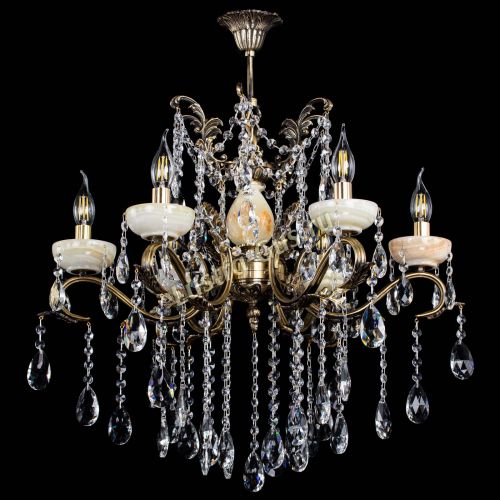 Люстра бронзовая Алфея Оникс №6 журавлик в Кирове Гусь Хрустальный