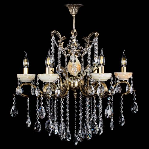 Люстра бронзовая Алфея Оникс №6 звездочка в Кирове Гусь Хрустальный